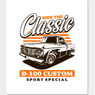 Dodge D-100 Custom Sport Special Posters and Art